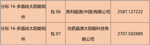 國(guó)網(wǎng)2018綜合能源服務(wù)項(xiàng)目招標(biāo)光伏組件、逆變器中標(biāo)名單