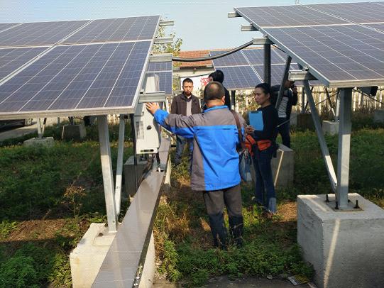 湖北省大冶市審計(jì)局實(shí)地查看光伏發(fā)電項(xiàng)目